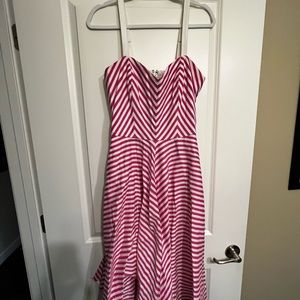 Vixen Pink & White Stripe Dress XL